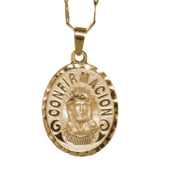 Confirmation Gold Pendant - 14 K. 2.5 gr. - FC215 Confirmation Gold Pendant - 14 K. 2.5 gr. - FC215