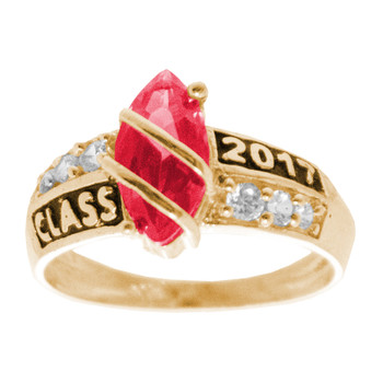 Graduation Ring / Yellow Gold -2.8 Gr. - GDR-122 Graduation Ring / Yellow Gold -2.8 Gr. - GDR-122