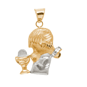 First Communion Gold Pendant - 14 K. 0.8 gr. - FC312 First Communion Gold Pendant - 14 K. 0.8 gr. - FC312