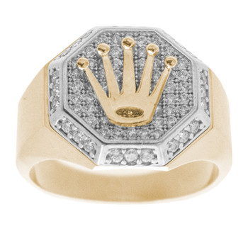Yellow / White Gold Ring - 14 K - RGO-254 Yellow / White Gold Ring - 14 K - RGO-254