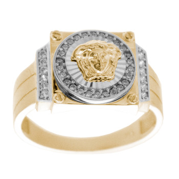Yellow / White Gold Ring - 14 K - RGO-255 Yellow / White Gold Ring - 14 K - RGO-255
