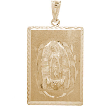Yellow Gold Medal - Virgin Mary - 14 K - RP211 Yellow Gold Medal - Virgin Mary - 14 K - RP211