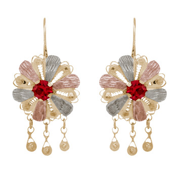 Yellow / White / Red Gold Earrings - GFH-201 Yellow / White / Red Gold Earrings - GFH-201
