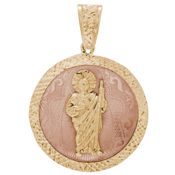 Yellow / Red Gold St. Jude Medal - 14 K - RP241 Yellow / Red Gold St. Jude Medal - 14 K - RP241