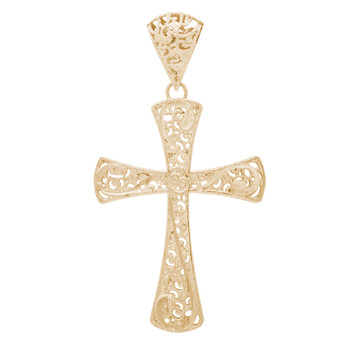 Yellow Gold Cross Pendant - 14 K - PTC227
18.8g Yellow Gold Cross Pendant - 14 K - PTC227
18.8g