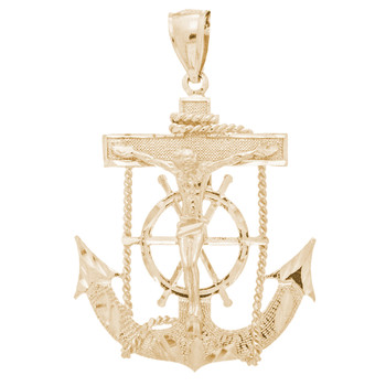 Yellow Gold Anchor Jesus Pendant - 14 K - PTR553
5.3 gr.
Yellow Gold Anchor Jesus Pendant - 14 K - PTR553
5.3 gr.