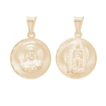 Yellow Gold Medal - 2 Sides - 14 K - RP264
Jesus Christ / Virgin Mary
14 K. | 1.8 gr. Yellow Gold Medal - 2 Sides - 14 K - RP264
Jesus Christ / Virgin Mary
14 K. | 1.8 gr.