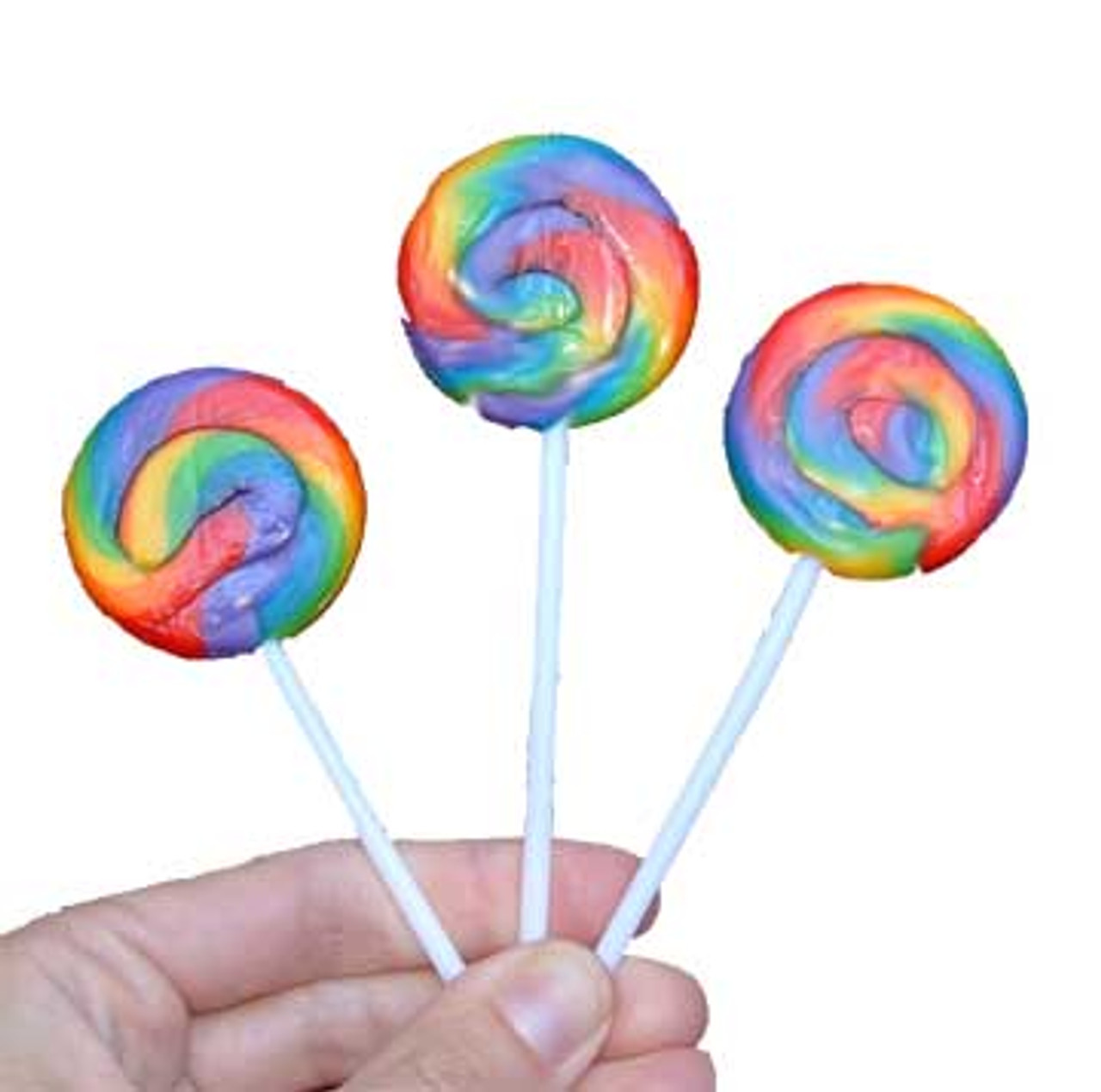 mini swirl lollipops