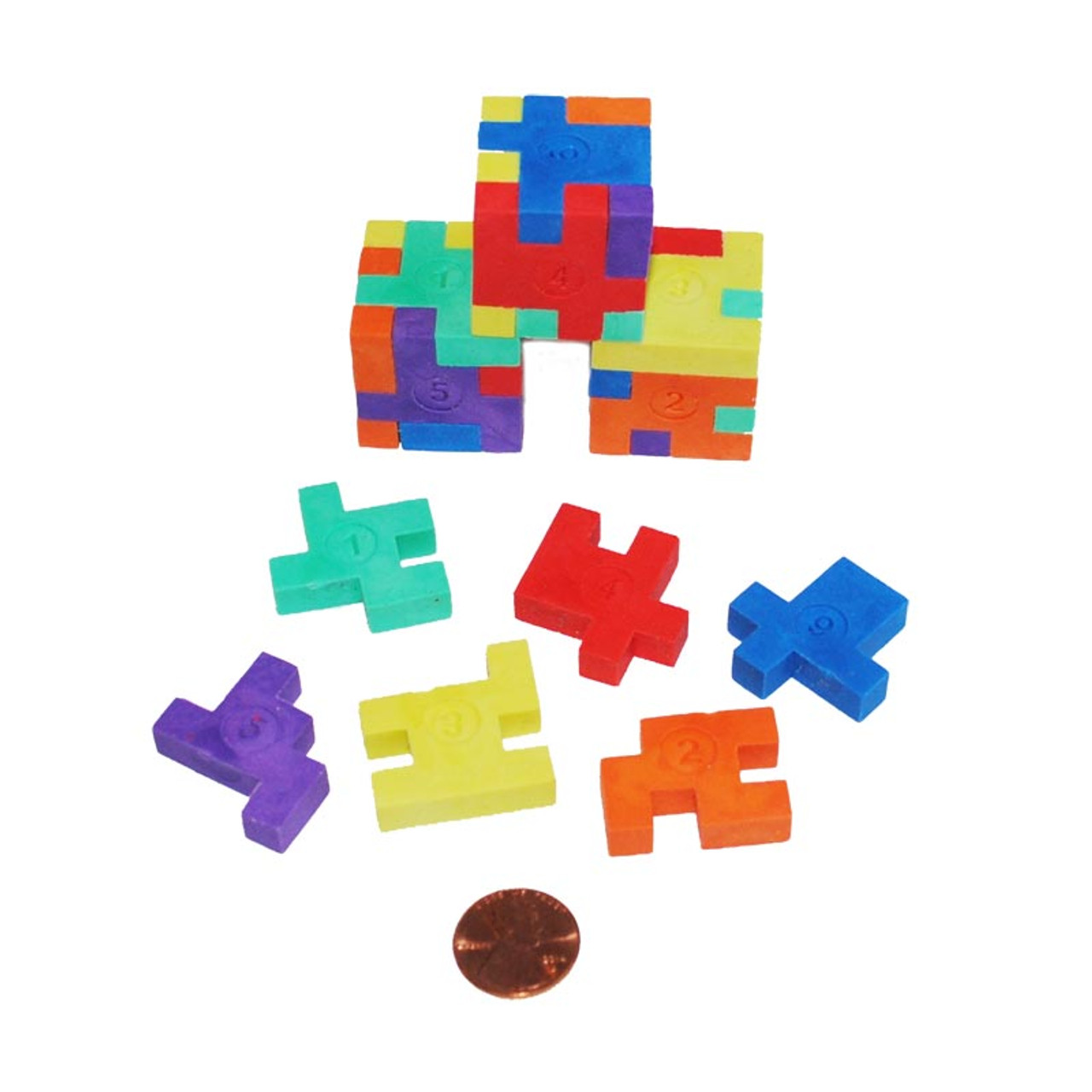 3C4G: Snacks 'N Sweets Puzzle Eraser Set - Make It Real Arts