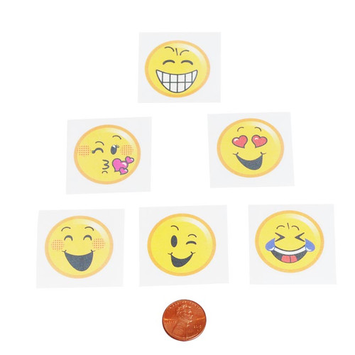 Emoji Kids Removable Tattoos 144 Total In 2 Packages 5c Each Emoji Kids Removable Tattoos 144 Total In 2 Packages 5c Each