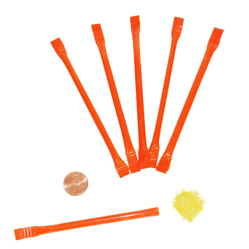 Orange Candy Filled Straws Orange Candy Filled Straws
