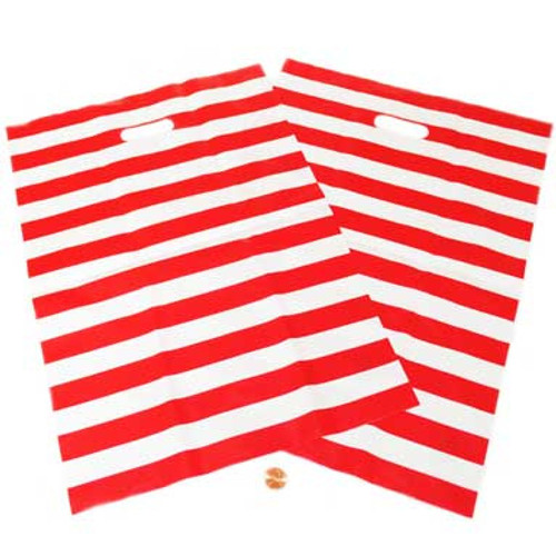Red and White Striped Carnival Treat Bags Red and White Striped Carnival Treat Bags