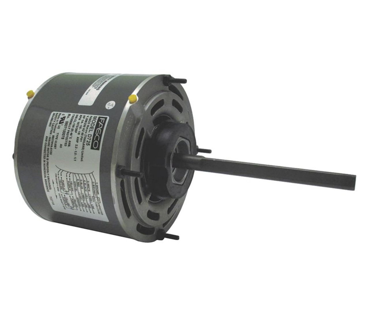 1/6 hp 1075 RPM 3-Speed 208-230 Volts 5.6