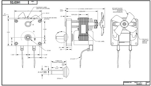 Dayton Model Gear Motor 25 Rpm 1 70 Hp 115v With Cone Brake