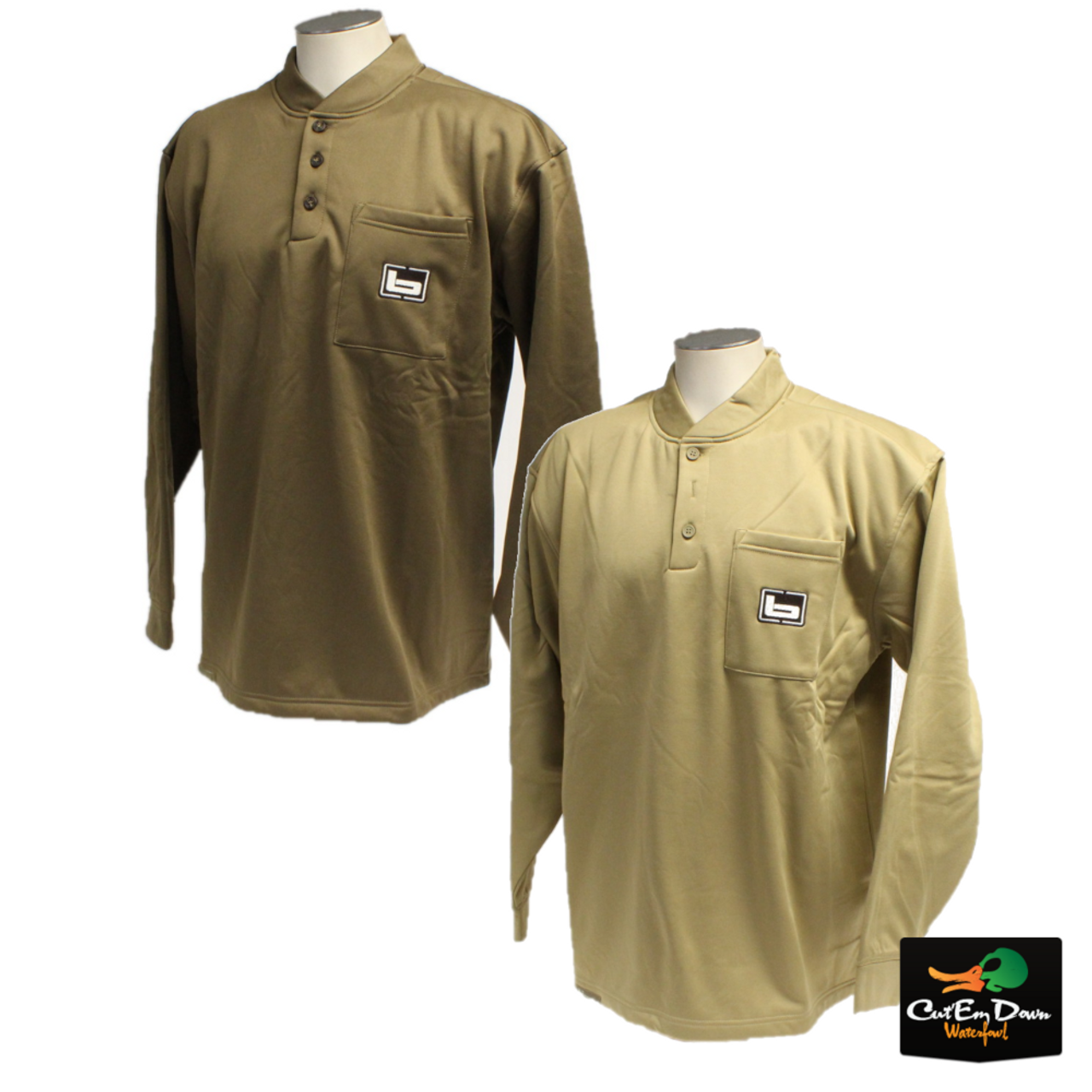 fleece henley shirts