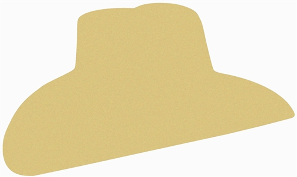 Cowboy Hat 2 Unfinished Cutout, Wooden Shape, Paintable MDF DIY Craft