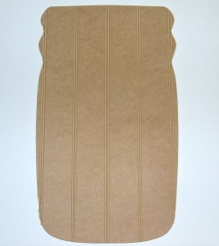 Wooden Mason Jar Cutout Beadboard Shape Paintable MDF DIY Craft