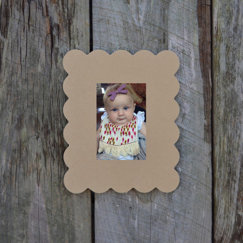 Unfinished Picture Frame Rectangle Wooden Paintable Wood DIY