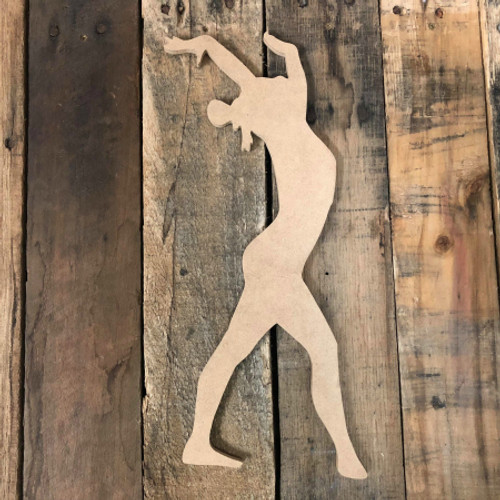 Gymnast Unfinished Cutout Gymnastics Wood Shape