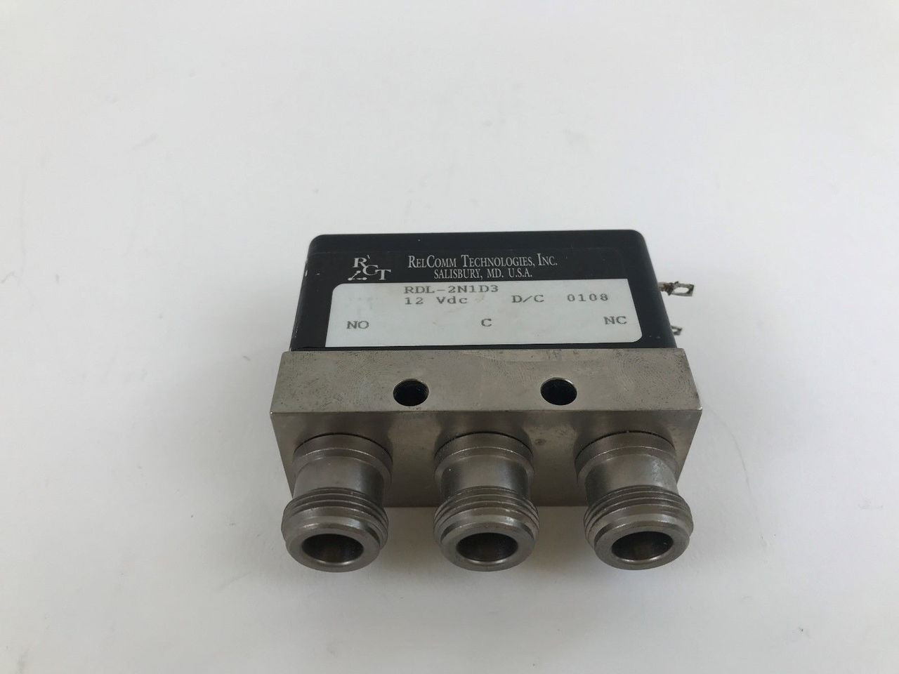 Technologies Coaxial Antenna Relay 12Vdc RDL2N1D3 D/C 0108 XH Radio Labs