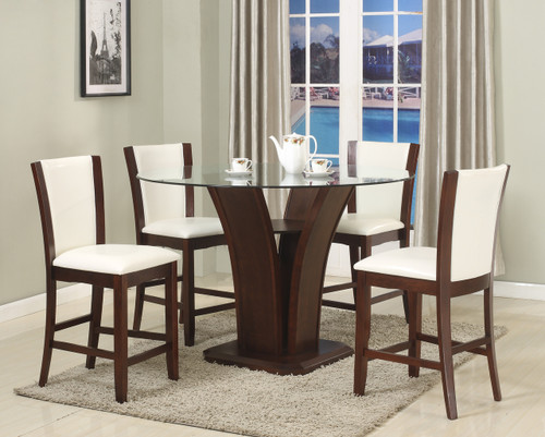 Camelia Dining Table Top with 4 Side Chairs