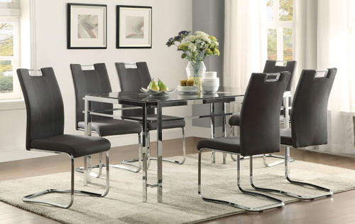 5PCS DINING SET WATT COLLECTION IN GREY COLOR