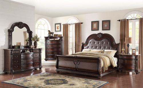 6 PCS STANLEY BEDROOM SET-B1600-Set-Q