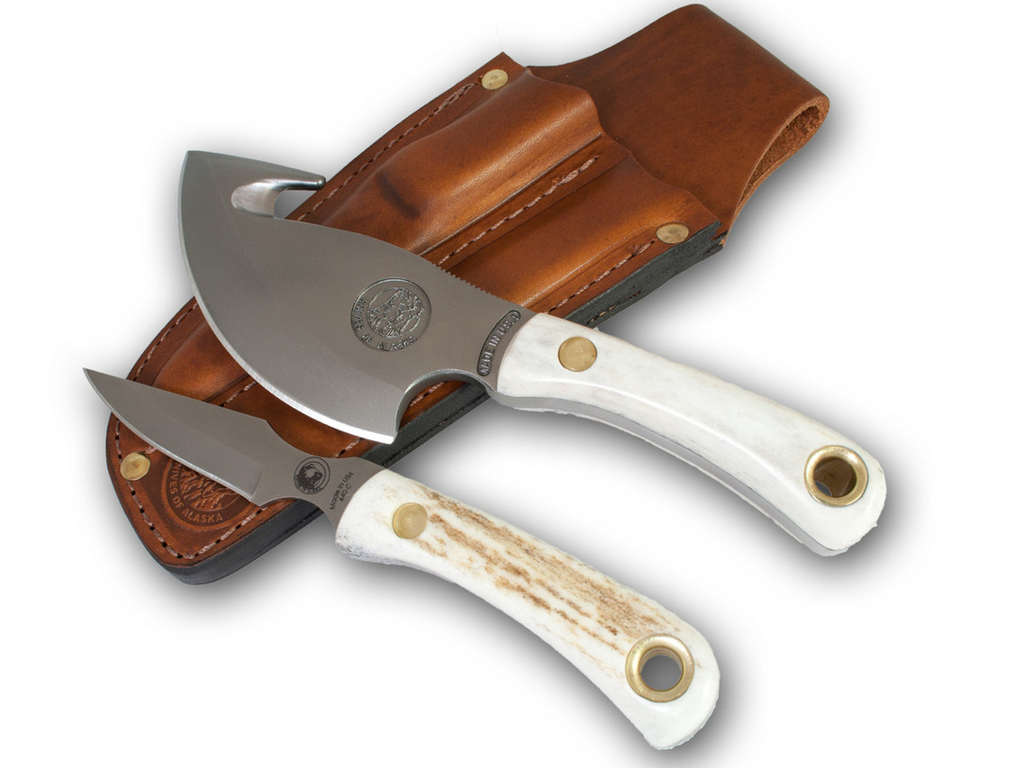Knives of Alaska Light Hunter / Cub Bear Stag Combo DLT Trading