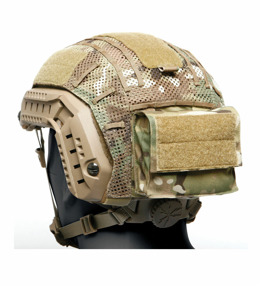 OpsCore Removable Rear Pouch Mesh Helmet Cover FAST