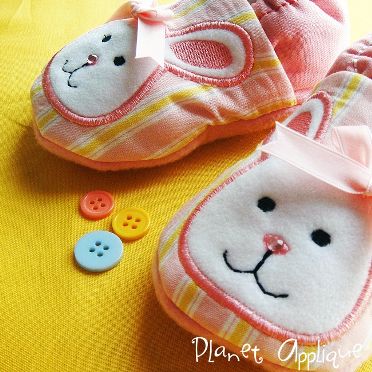 Download ITH Bunny Booties - Planet Applique Inc