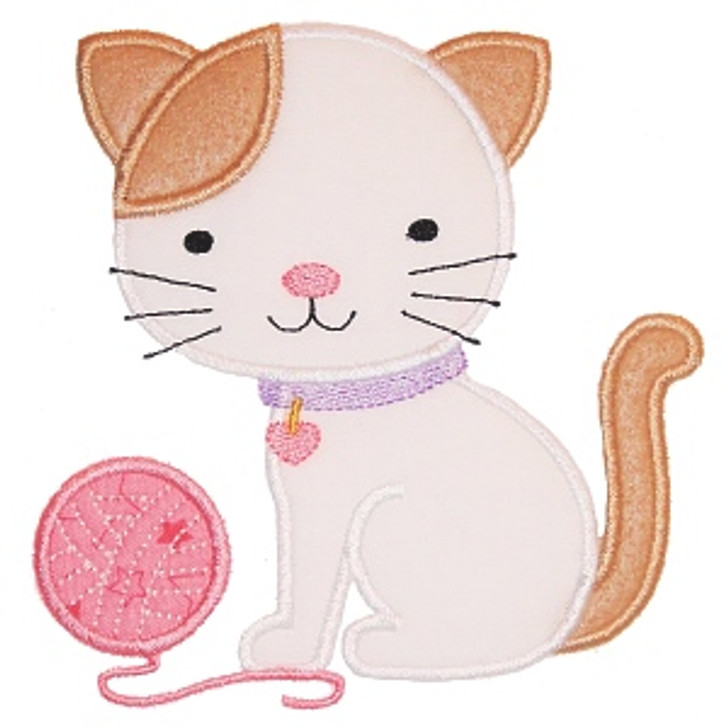 Kitty and Yarn - Planet Applique Inc