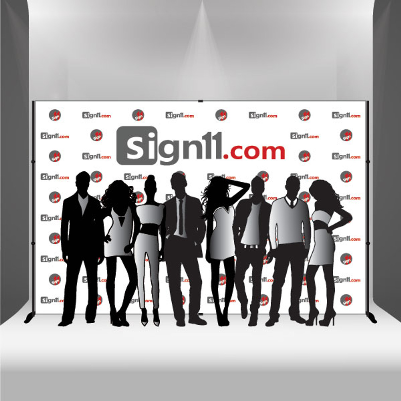 step and repeat 12 x8 stand sign11 com