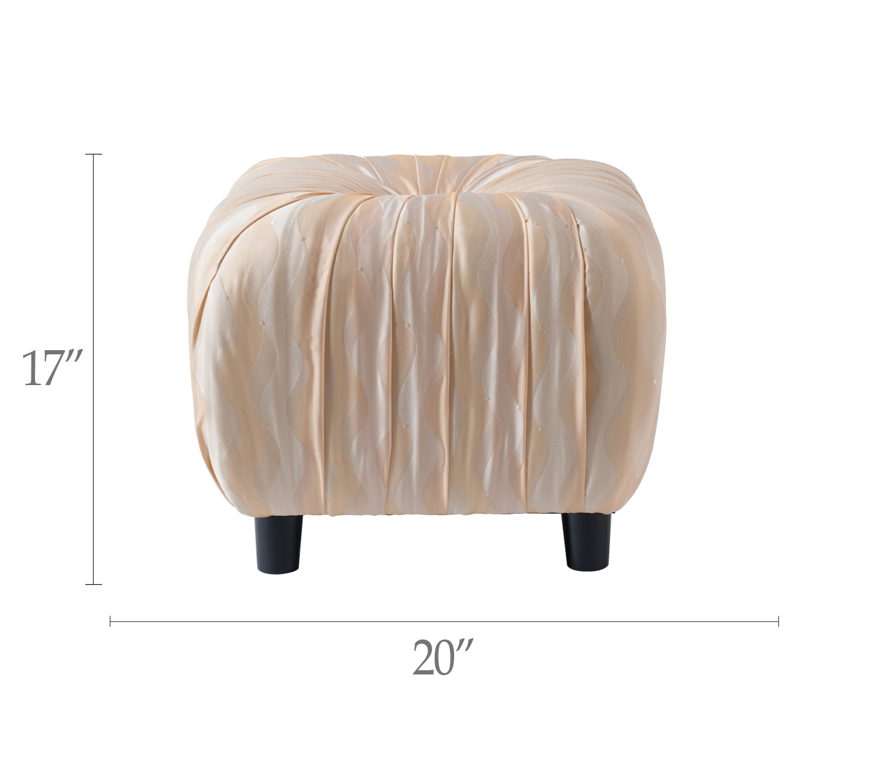 Gracie Beaded Decorative Ottoman Gracie Beaded Decorative Ottoman