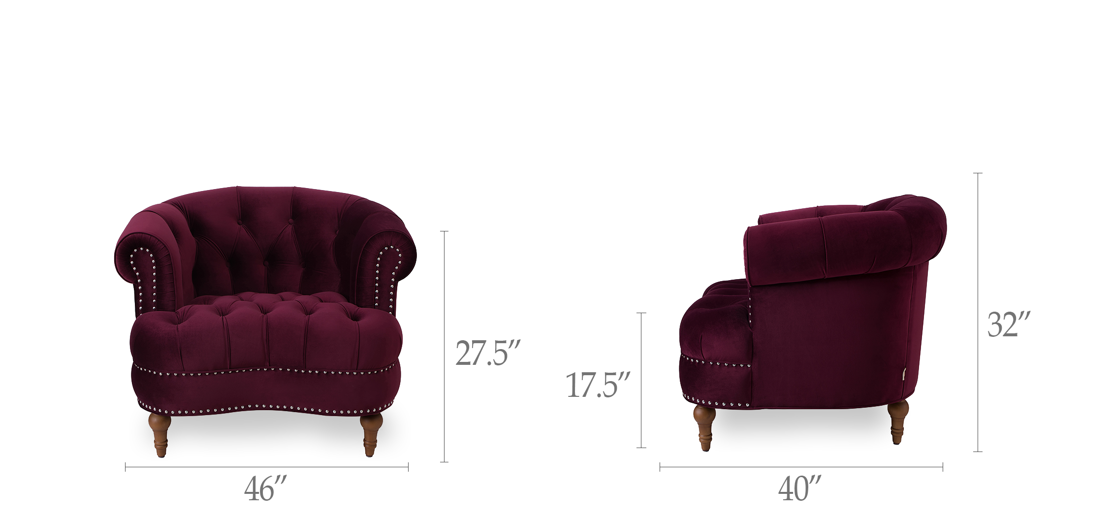 La Rosa Tufted Accent Chair La Rosa Tufted Accent Chair