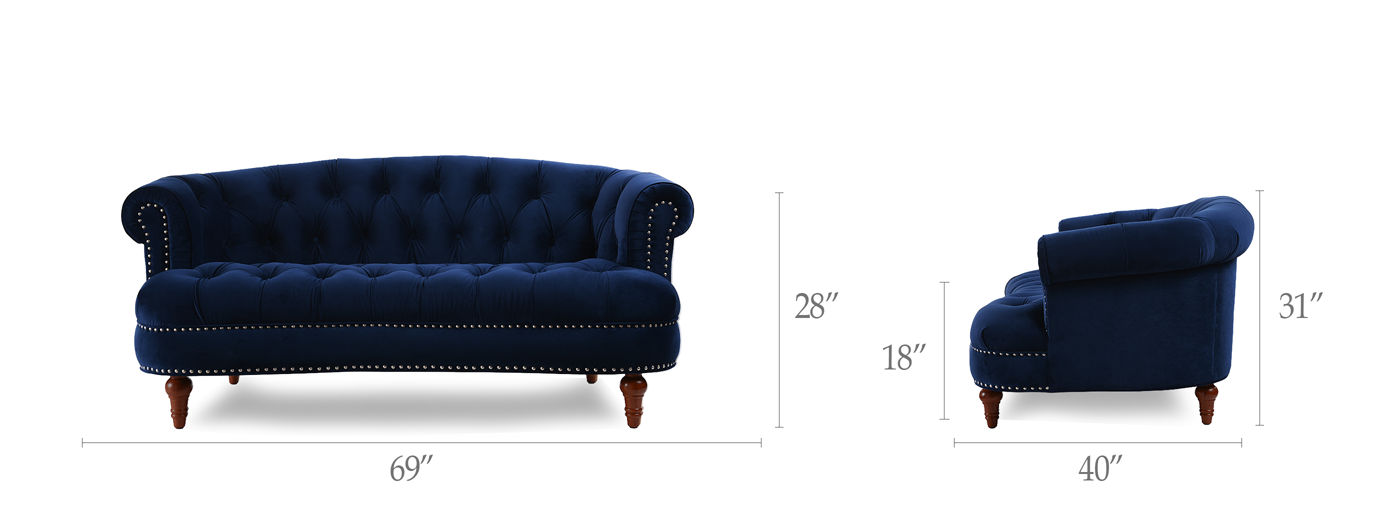 La Rosa Chesterfield Loveseat La Rosa Chesterfield Loveseat