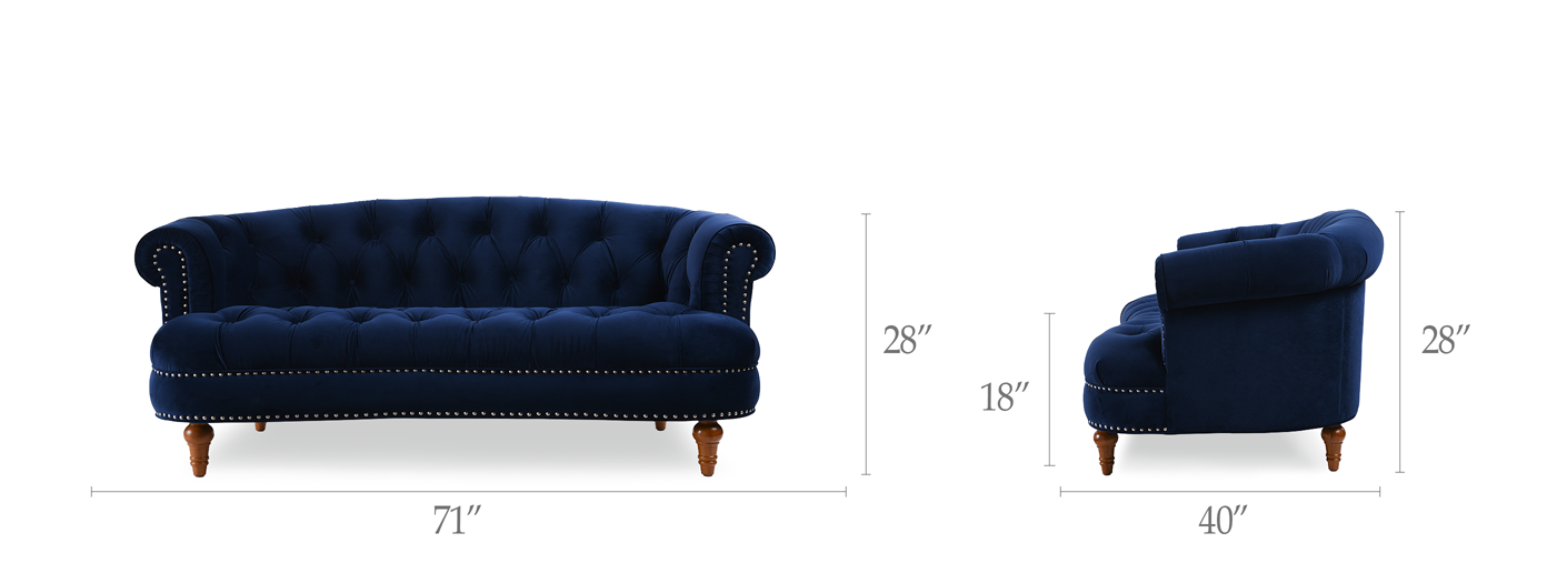 La Rosa Chesterfield Loveseat La Rosa Chesterfield Loveseat