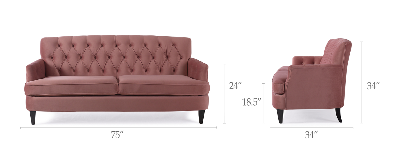 Kelly Hand Tufted Sofa Kelly Hand Tufted Sofa