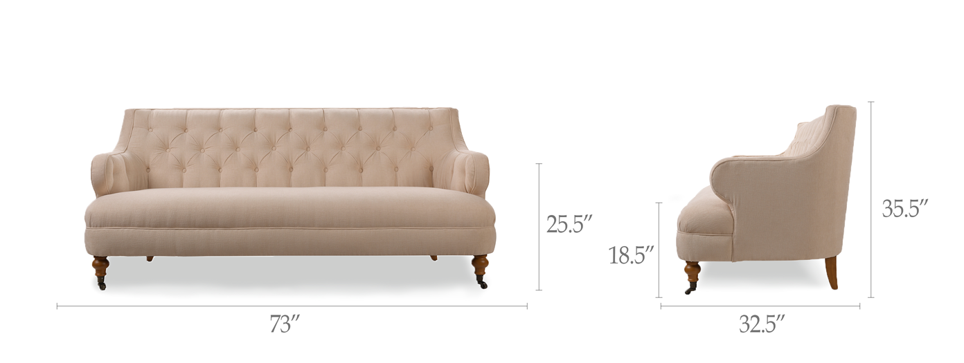 Milano Tufted Accent Sofa Milano Tufted Accent Sofa