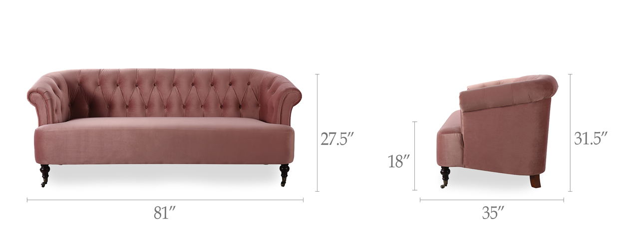  Maxine Tufted Upholstered Sofa