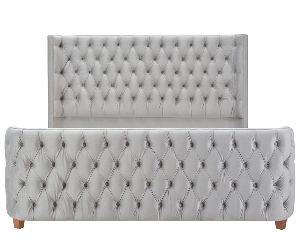 Brooklyn Button Tufted Upholstered Bed Jennifer Taylor Home