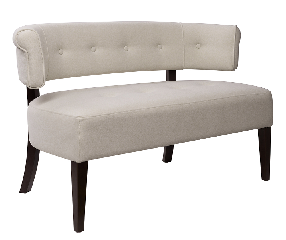 Jared Tufted Bench Settee, Sky Neutral Jennifer Taylor Home