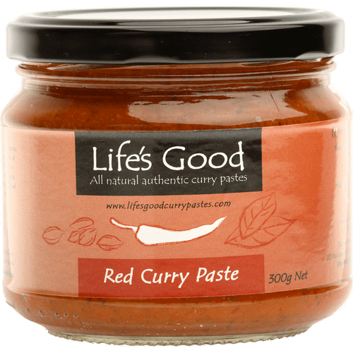 Life's Good Curry Pastes - Product Jar - Red Curry Paste