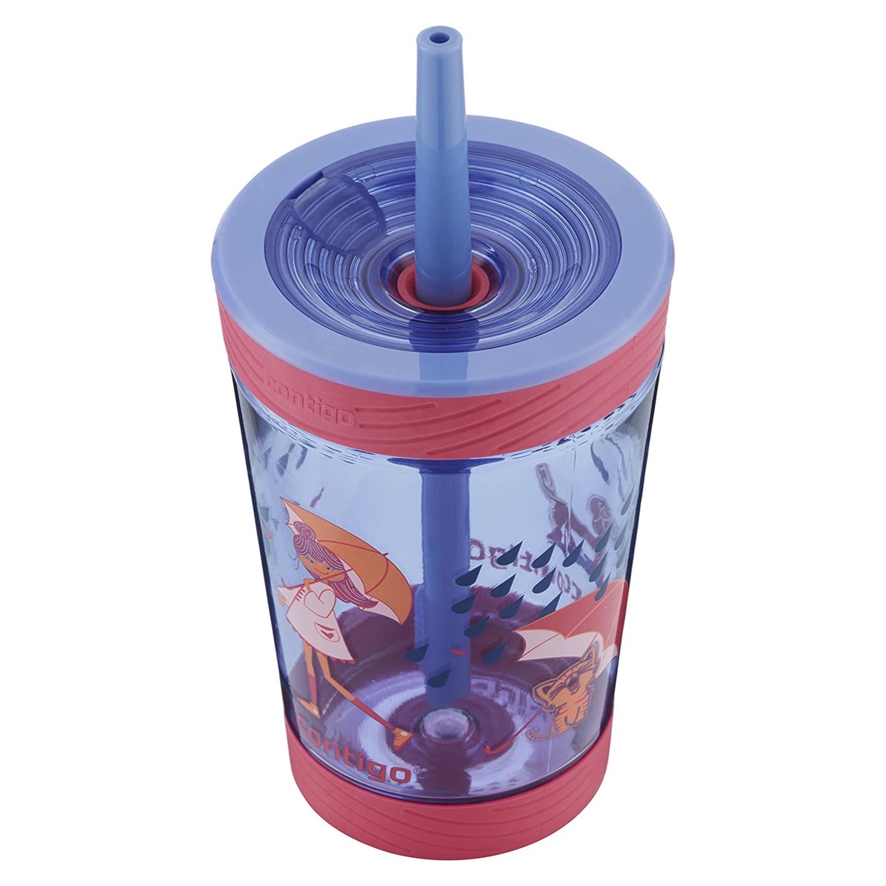 Contigo Kids Spill-Proof 14Oz Tumbler with Straw and Bpa-Free Plastic, Fits  Most