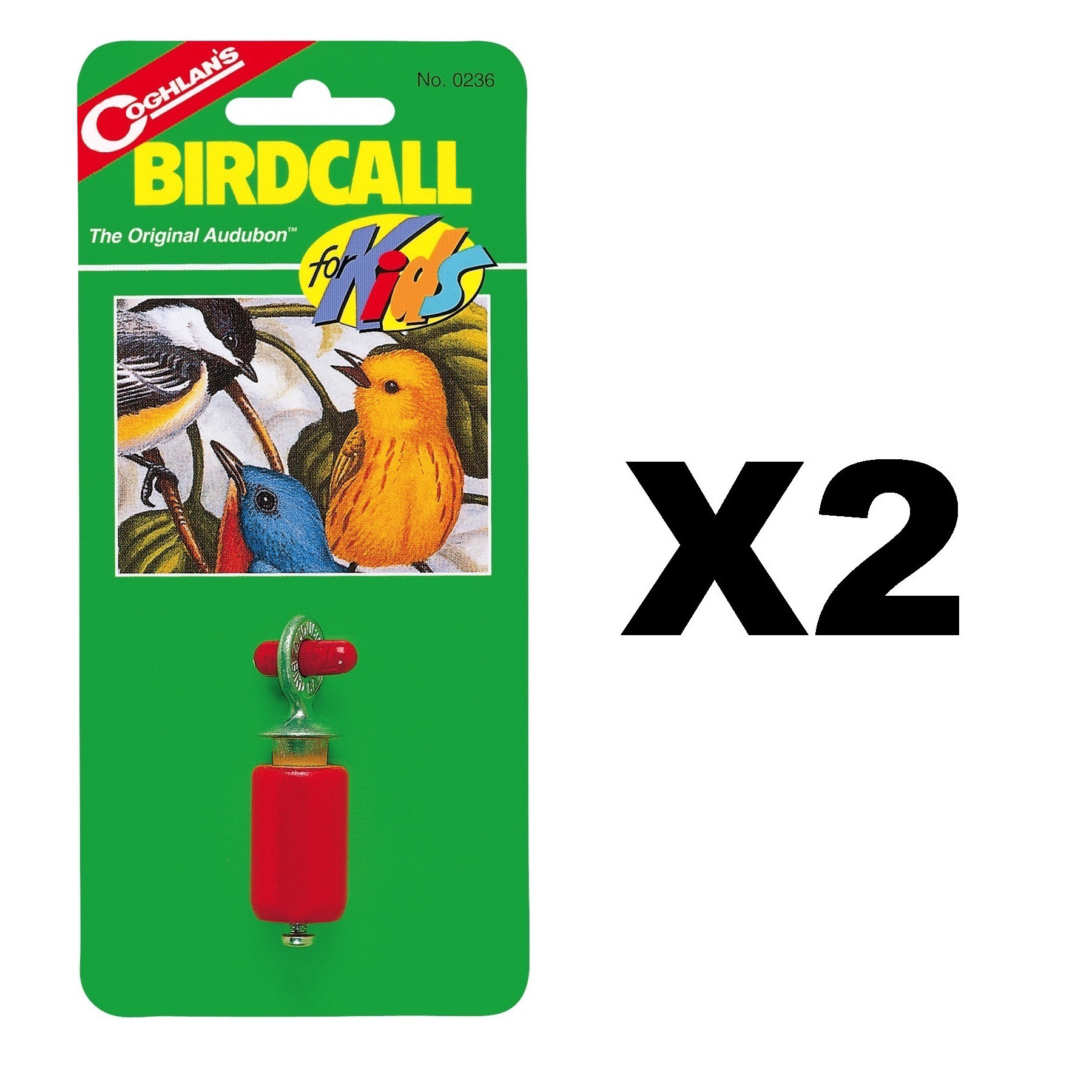 6-Pack Coghlan/'s Bird Call for Kids Birchwood /& Metal Audubon w// Extra Resin