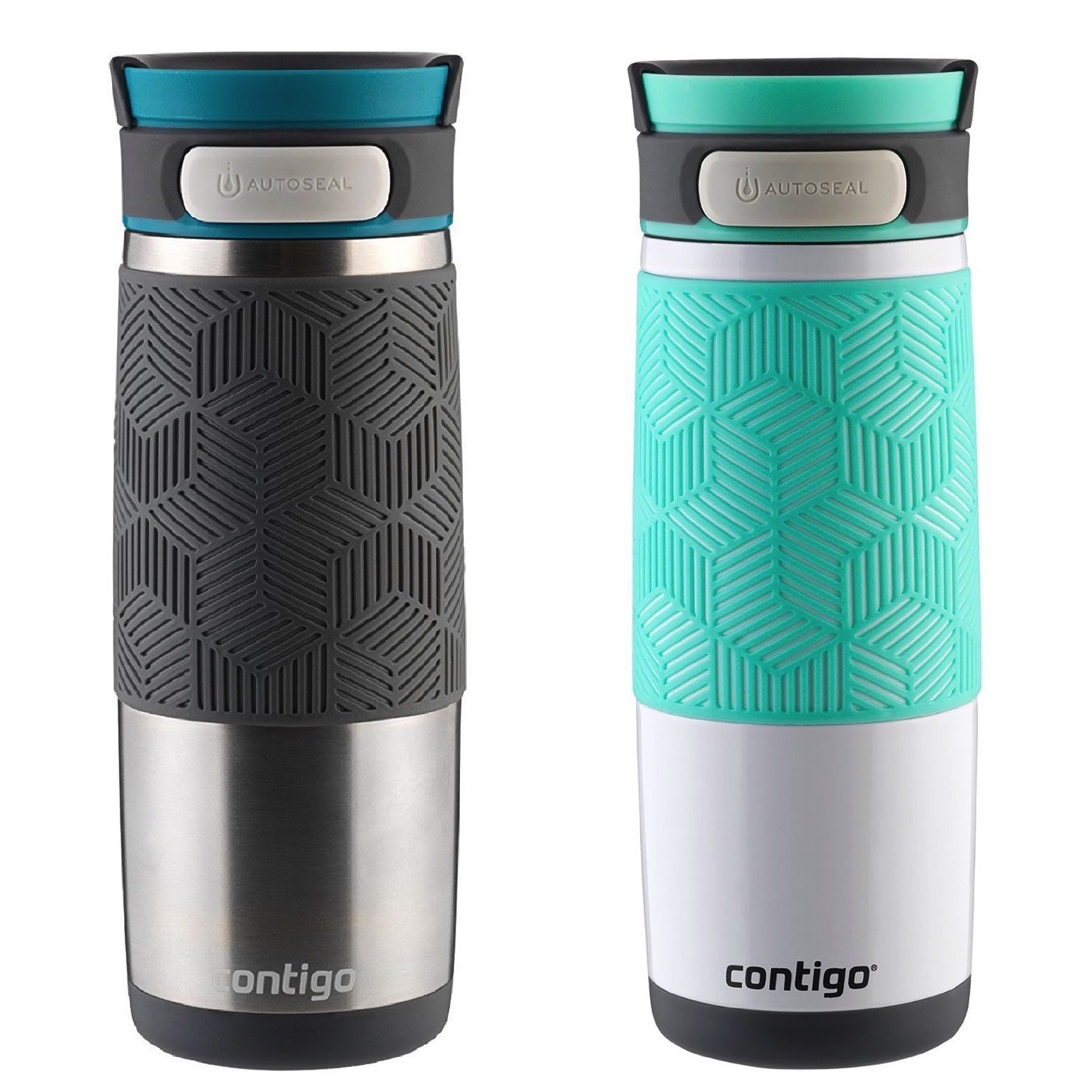 Contigo AUTOSEAL Transit Insulated Travel Mug 16oz Set Turquoise ...