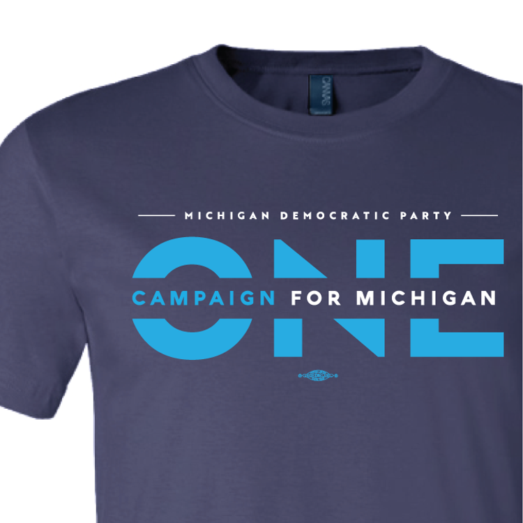 ONE Campaign for Michigan (Navy Tee)