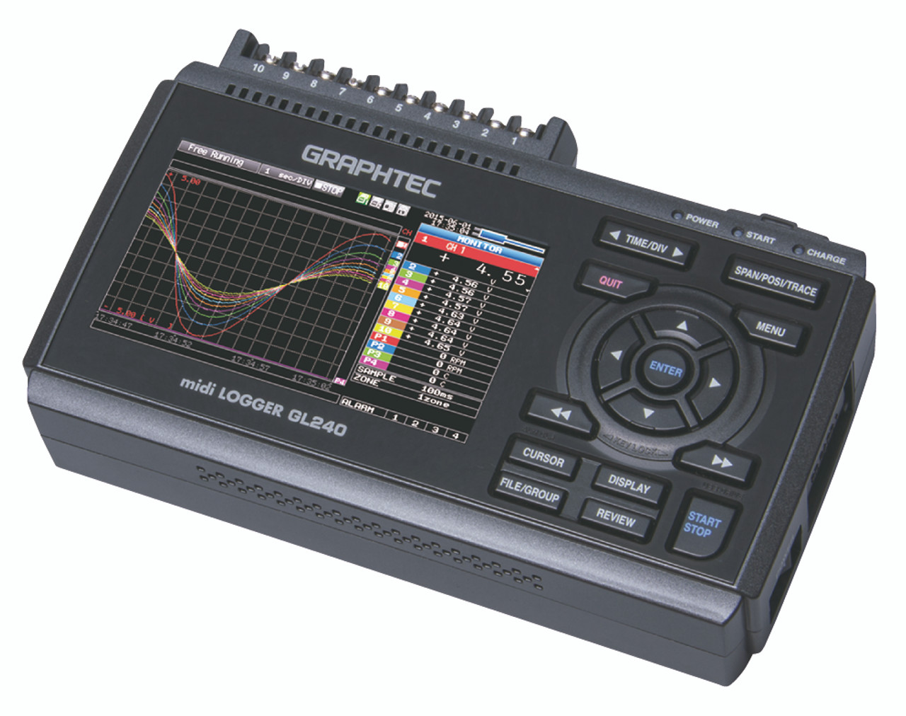 Graphtec GL240 data logger