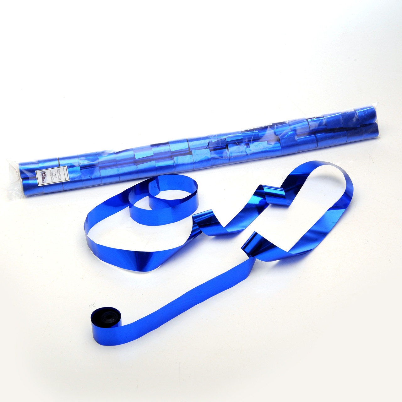 Blue Metallic Streamers Confetti Supermarket