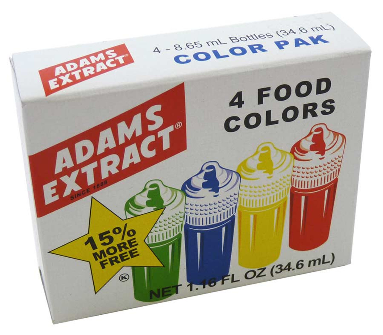 Food Coloring, 4 colors Food Coloring, 4 colors