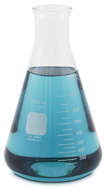 pyrex reg 1000 ml erlenmeyer flask